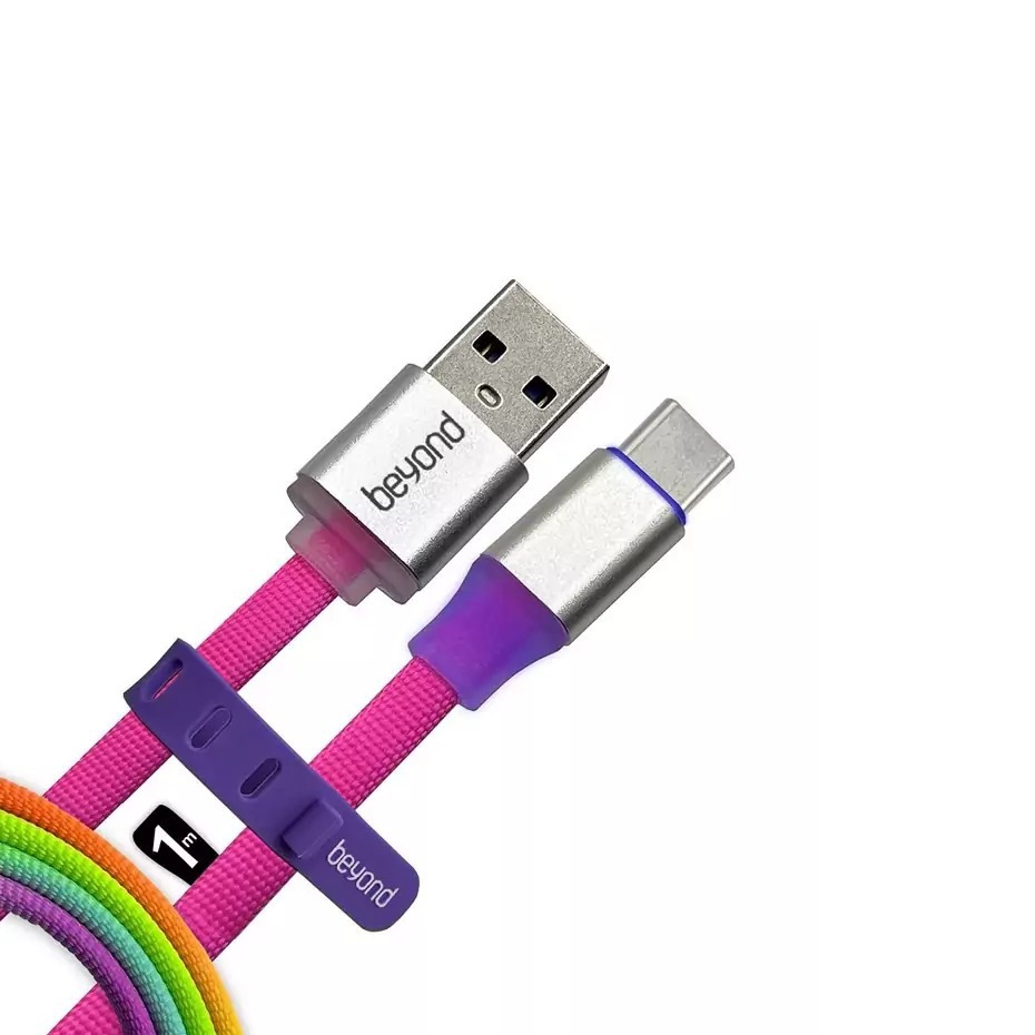 خرید کابل شارژ تایپ سی بیاند مدل BEYOND TYPE-C BUC-531 طول 1 متر