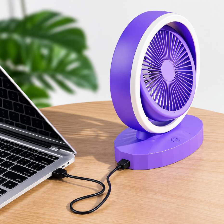 مشخصات  پنکه رومیزی چندکاره مدل Multifunctional Desktop Fan 954 یاسی