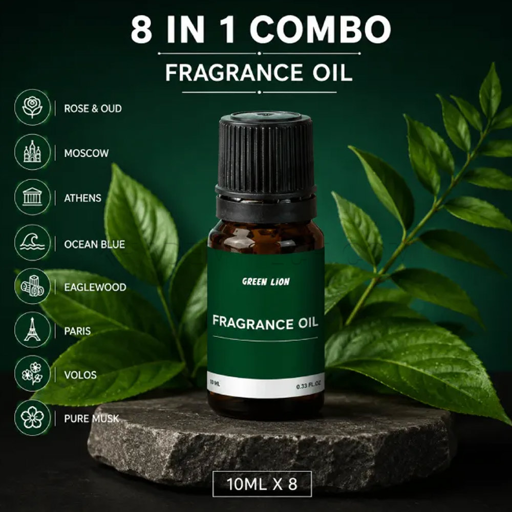 خرید اسانس خوشبو کننده گرین لاین مدل GREEN LION GNFRA8IN1BK 8 IN 1 COMBO