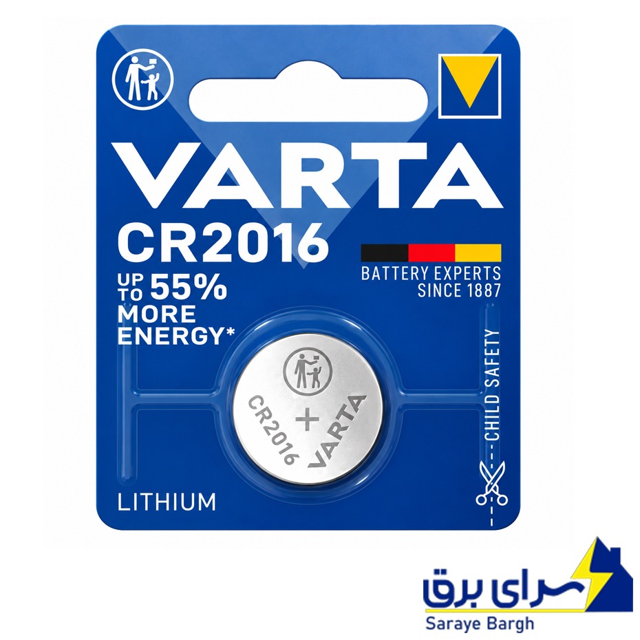 قیمت باتری سکه ای وارتا مدل VARTA CR2016