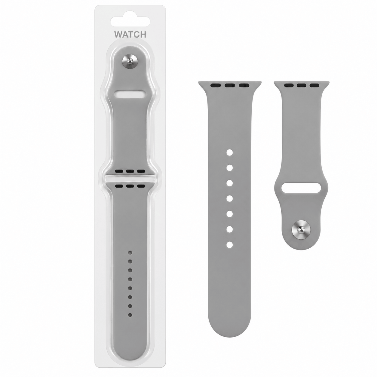 خرید بند اپل واچ مدل SILICON 42/44/45/49mm طوسی