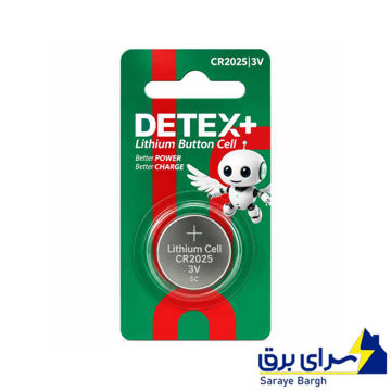 خرید باتری سکه ای دتکس پلاس مدل DETEX+ CR2025