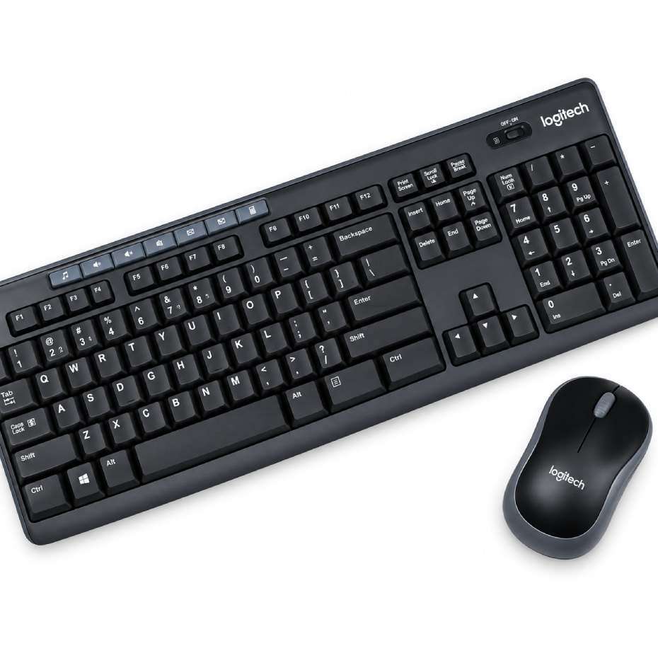 مشخصات کیبورد و ماوس بی سیم لاجیتک مدل LOGITECH MK270 مشکی