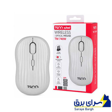 خرید ماوس بی سیم تسکو مدل TSCO TM740W سفید